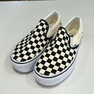 Vans Slip-on Checkered Platform